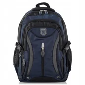 Plecaki - Plecak do Pracy Męski Granatowy Duży A4 Sportowy Wodoodporny Bag Street 67N - miniaturka - grafika 1