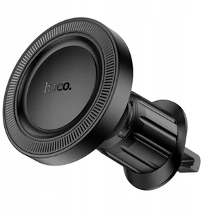 Uchwyt na telefon do samochodu magnetyczny zgodny z MagSafe Hoco do kratki H56 czarny - Uchwyty samochodowe do telefonów - miniaturka - grafika 1