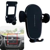 Uchwyty samochodowe do telefonów - ADAPTER DO UCHWYTU NA TELEFON TIGUAN L 2017-2021 +  UCHWYT PREMIUM ZESTAW - miniaturka - grafika 1