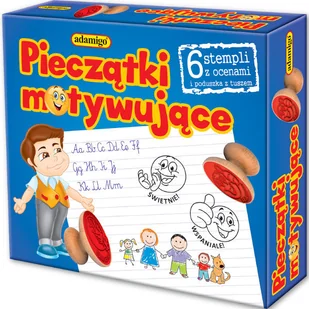 Adamigo Pieczątki Motywujące (6861) - Zabawki kreatywne - miniaturka - grafika 5