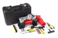 Akcesoria motoryzacyjne - AMiO Kompresor samochodowy acomp-18 metalowy 2 cylindry 12v hq AMI-02640 - miniaturka - grafika 1
