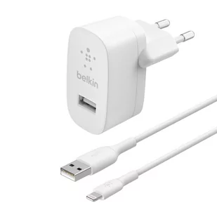 Ładowarka ścienna i kabel Lightning 12 W z certyfikatem MFI Belkin Boost Charge w kolorze białym - Ładowarki do telefonów - miniaturka - grafika 1