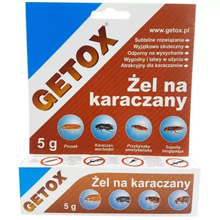 GETOX żel trutka na KARALUCHY i PRUSAKI skuteczny odporny na wysychanie 5 g - Zwalczanie i odstraszanie szkodników - miniaturka - grafika 1