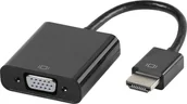 Złącza, przejściówki, adaptery - Vivanco adapter HDMI - VGA 0.1m 45493 - miniaturka - grafika 1