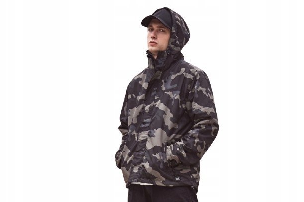 BRANDIT KURTKA PARKA MĘSKA MORO Z KAPTUREM NA ZAMEK PLUS SIZE 4XL 16BA