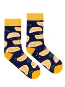 Skarpetki męskie - Pierogi granatowe skarpetki unisex Kabak - miniaturka - grafika 1