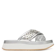 Klapki i japonki damskie - Klapki Liu Jo Dreamy Sandal 05BA5091 EX187 Srebrny - miniaturka - grafika 1