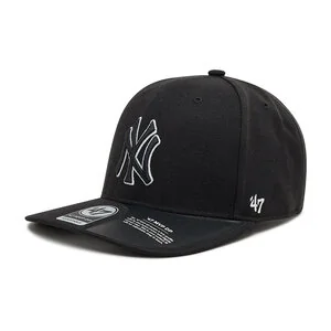 New York Czapka z daszkiem 47 BRAND - Yankees Cold Zone '47 B-CLZOE17WBP-BKB Black 1 - Czapki damskie - miniaturka - grafika 1