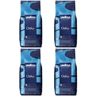 Kawa - 4x Kawa ziarnista LAVAZZA Bezkofeinowa Caffe Crema 500G - miniaturka - grafika 1