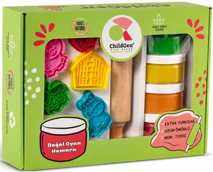 ChildGen, Zestaw kreatywny FARMA, 100% naturalna ciastolina i akcesoria - Masy plastyczne - miniaturka - grafika 1