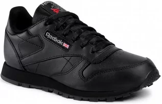 Buty dla dziewczynek - Reebok, Buty dziecięce, Leather "Black", rozmiar 35 - grafika 1