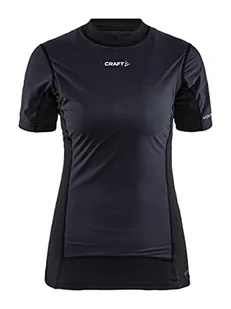 Craft Damskie aktywne EXTREME X WIND SS W topy, czarny/granit, L - Koszulki i topy damskie - miniaturka - grafika 1