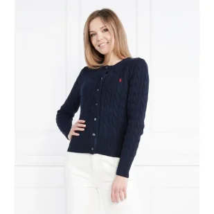 POLO RALPH LAUREN Kardigan Regular Fit - Swetry damskie - miniaturka - grafika 1