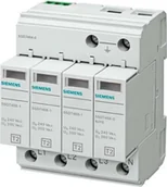 Bezpieczniki elektryczne - Siemens Ogranicznik przepięć C TYP 2 4P 40kA 350V układ 3+1 5SD7464-0 5SD7464-0 - miniaturka - grafika 1