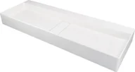 Umywalki - Umywalka nablatowa Deante Blur 40x100 cm prostokątna biały mat QB_AU1S - miniaturka - grafika 1