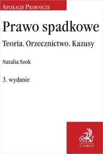 Prawo spadkowe. Teoria. Orzecznictwo. Kazusy - E-booki - prawo - miniaturka - grafika 1
