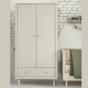 Szafa Petite jasno beżowa Art deco - Szafy i szafki dla dzieci - miniaturka - grafika 1