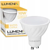 Żarówki LED - Żarówka Led GU10 10W 2900K Biała Ciepła 1080lm 120° Wydajna Premium CCD - miniaturka - grafika 1