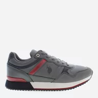 Sneakersy męskie - Buty sportowe męskie U.S. Polo Assn Sneaker GARMY001MBYS2 42 Szare (8055197301272) - miniaturka - grafika 1