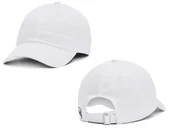 Czapki damskie - UNDER ARMOUR Czapka z daszkiem Męska Biała Chino 1369785100 51-60cm - miniaturka - grafika 1