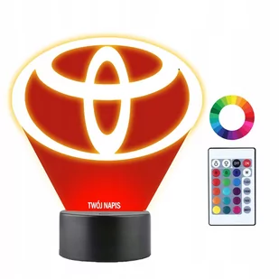 Lampka Nocna 3D LED Toyota LOGO Prezent - Lampy stojące Lampka Nocna 3D LED Toyota LOGO Prezent - Lampy stojące - miniaturka - grafika 1