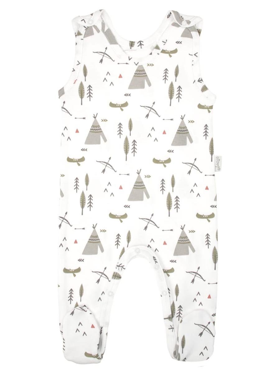 Chłopięcy Śpioch bawełniany Biały, Nicol,r.56