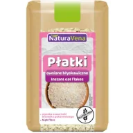 Płatki śniadaniowe i musli - NaturaVena Płatki owsiane błyskawiczne 300 g - żywność - miniaturka - grafika 1