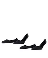 Skarpetki damskie - ESPRIT Kobiety Stopki Cotton Invisible 2-Pack W IN Bawełna niewidoczne jednokolorowe 2 Pak, Czarny (Black 3000), 39-42 - miniaturka - grafika 1