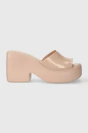 Klapki i japonki damskie - Melissa klapki MELISSA POSH AD damskie kolor różowy na słupku M.35702.Q083 - miniaturka - grafika 1