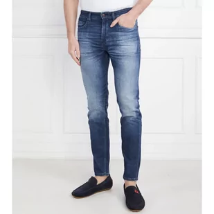 BOSS ORANGE Jeansy Taber Zip | Tapered fit - Spodnie męskie - miniaturka - grafika 1