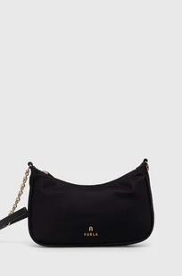 Furla torebka kolor czarny - Torebki damskie - miniaturka - grafika 1