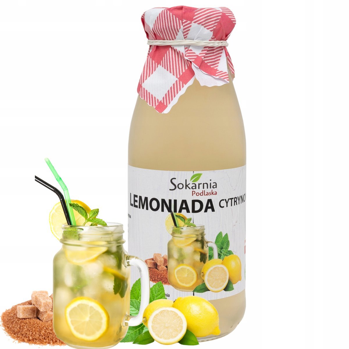LEMONIADA CYTRYNOWA 250ML Orzeźwiająca i Naturalna Najlepsze Składniki
