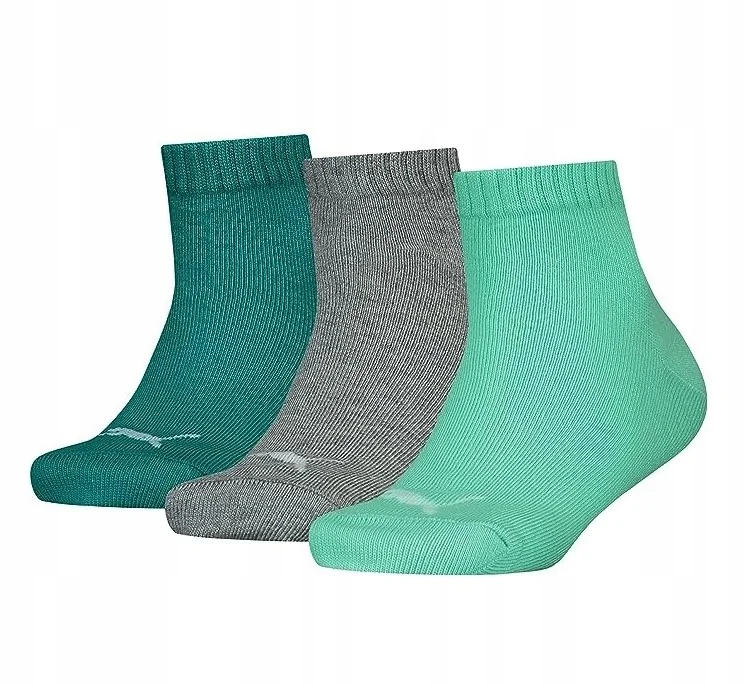 skarpety PUMA KIDS QUARTER 3P green comb