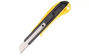 Nożyk z łamanym ostrzem Deli Tools EDL003, SK5, 18mm (żółty) - Nożyce i sekatory - miniaturka - grafika 1