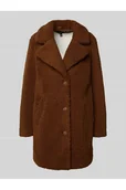 Płaszcze damskie - Płaszcz z futerka o kroju regular fit z wykładanym kołnierzem model KYLIE - Vero Moda - miniaturka - grafika 1