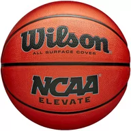 Koszykówka - Piłka koszykowa Wilson Ncaa Elevate pomarańczowo-czarna WZ3007001XB7 - rozmiar piłek - 7 - miniaturka - grafika 1