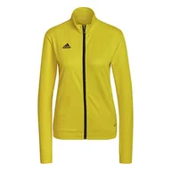 Koszulki i topy damskie - adidas Womens Track Top Ent22 Tk Jktw, Tmyell/Black, HI2137, L EU - miniaturka - grafika 1