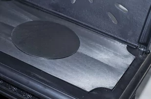 Piec piecyk koza żeliwny z płytą grzewczą (kolor: czarny) spełnia anty-smogowy EkoProjekt 04480186 - Piece wolnostojące - miniaturka - grafika 4