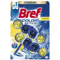 Środki do WC - Bref Color Activ Koszyk do wc Cytryna 2 x 50 g - miniaturka - grafika 1