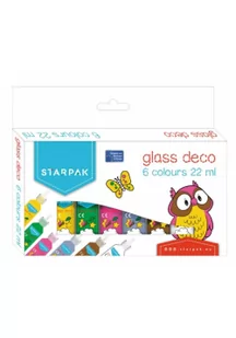 STARPAK Farby Witraz 6 kolorów 22ml Wb1/48 - Pozostałe akcesoria dla plastyków - miniaturka - grafika 1