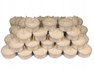 Świece - Podgrzewacz tealight herbaciarka sojowy 50 szt. zestaw naturalny - miniaturka - grafika 1
