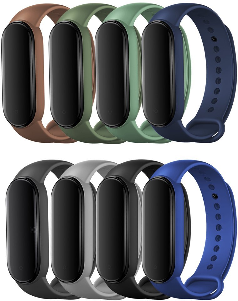 ChronSmarta Zestaw: 8x opaska ChronSmarta do smartband'a Xiaomi Mi Band 5 / 6 / 7