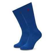 Skarpetki męskie - Skarpety wysokie unisex Polo Ralph Lauren 449915908036 Niebieski - miniaturka - grafika 1