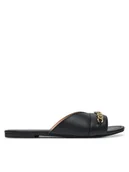 Klapki i japonki damskie - LOVE MOSCHINO Klapki JA28151G0MIE0000 Czarny - miniaturka - grafika 1