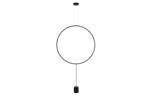 Lampa wisząca metalowa Codutti AZ5264 LED 28W czarna - Lampy sufitowe - miniaturka - grafika 1