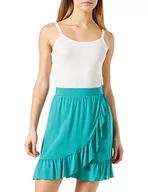 Spódnice - Vila Damska spódnica Vipaya Wrap Hw Short Skirt/Su-Noos, Alhambra, 38 - miniaturka - grafika 1