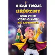 Kartki okolicznościowe i zaproszenia - marka niezdefiniowana Kartka okolicznościowa Urodziny MF28 - Trend - miniaturka - grafika 1