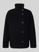 Płaszcze męskie - Krótki płaszcz o luźnym kroju z wełny model ‘MAJELAA WOOL’ - miniaturka - grafika 1