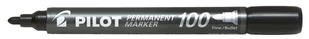 Pilot Marker permanent SCA 100 okr. - czarny - Markery permanentne - miniaturka - grafika 2