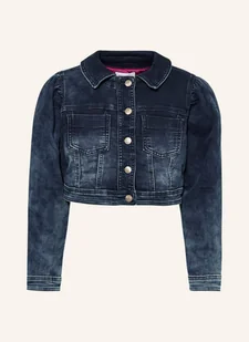 Monnalisa Krótka Kurtka Jeansowa blau - Moda i Uroda OUTLET - miniaturka - grafika 1